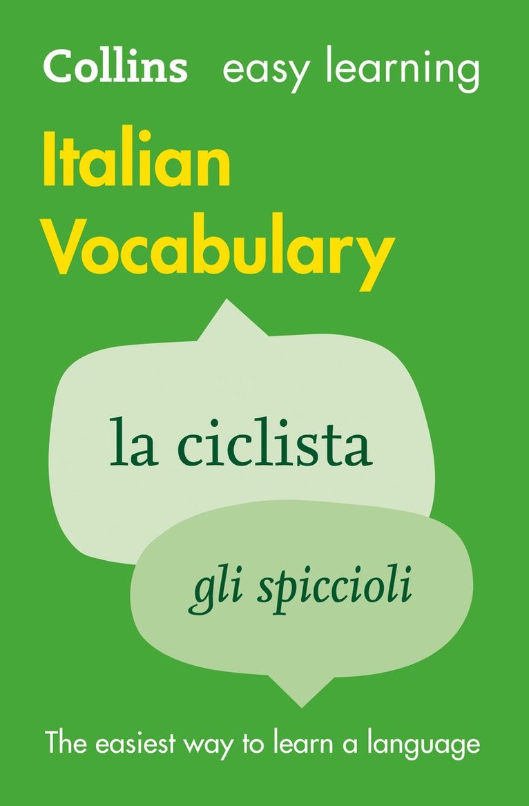 Collins Dictionaries - Easy Learning Italian Vocabulary, Häftad