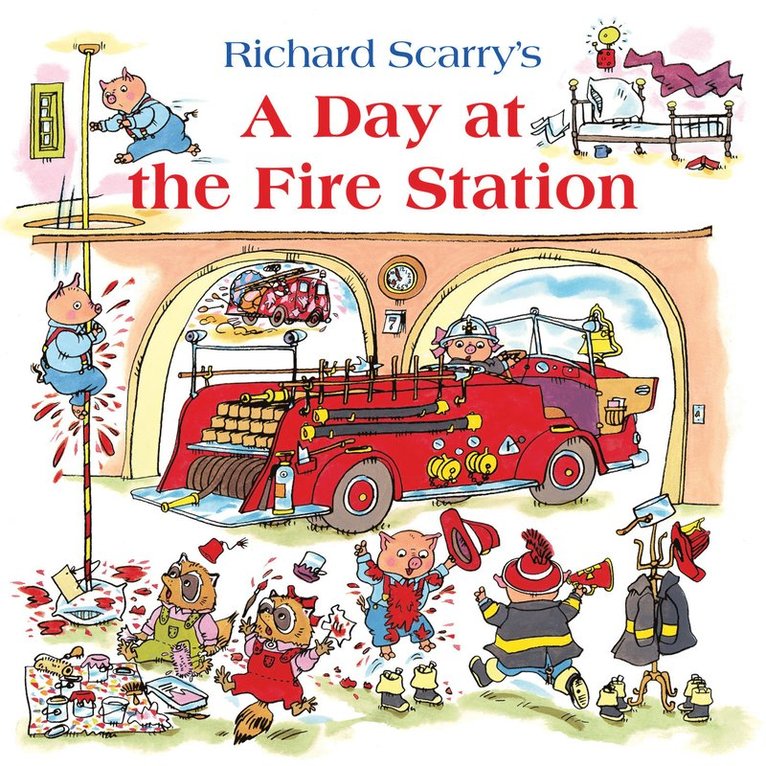Richard Scarry - Day at the Fire Station, Häftad