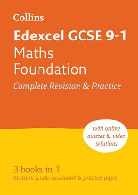Collins GCSE, Collins Uk - Edexcel GCSE 9-1 Maths Foundation All-in-One Complete Revision and Practice, Häftad