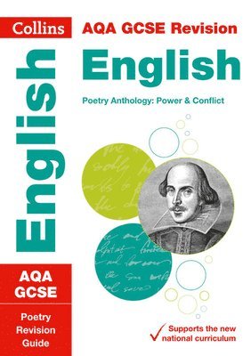 bokomslag AQA Poetry Anthology Power and Conflict Revision Guide