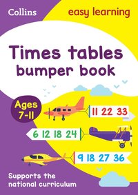 bokomslag Times Tables Bumper Book Ages 7-11