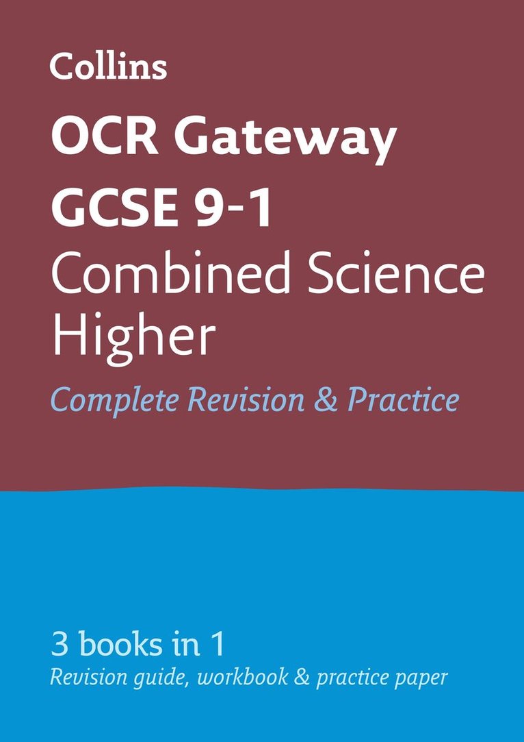 Collins GCSE, Collins Uk - OCR Gateway GCSE 9-1 Combined Science Higher All-in-One Complete Revision and Practice, Häftad