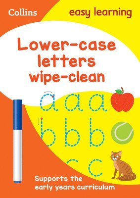Lower Case Letters Age 3-5 Wipe Clean Activity Book 1
