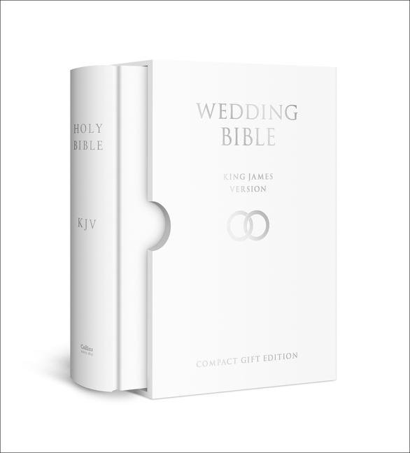 HOLY BIBLE: King James Version (KJV) White Compact Wedding Edition 1