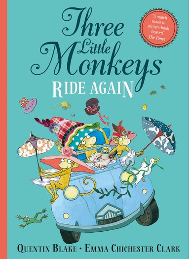 Quentin Blake - Three Little Monkeys Ride Again, Häftad