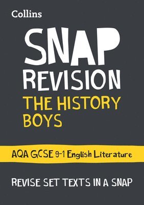 bokomslag History Boys: AQA GCSE 9-1 English Literature Text Guide