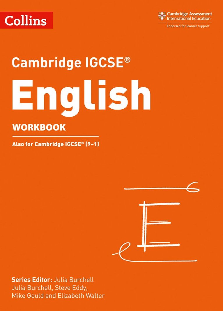 Steve Eddy, Mike Gould, Elizabeth Walter, Julia Burchell, Collins Uk - Cambridge IGCSE™ English Workbook, Häftad