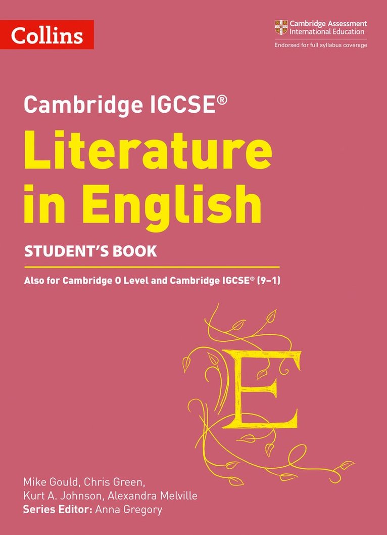 Cambridge IGCSE Literature in English Students Book 1