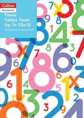 bokomslag Times Tables Tests Up to 12x12: Multiplication Tables Check