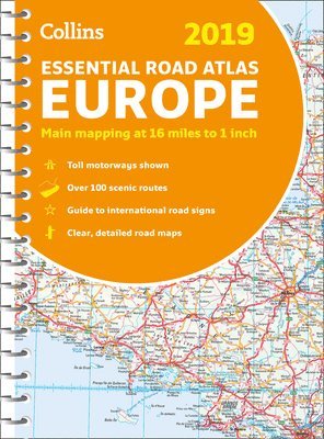 Collins Maps - 2019 COLLINS ESSENTIAL ROAD AT, Häftad