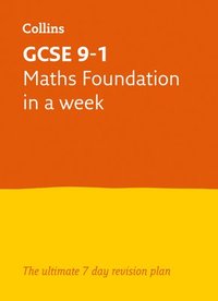 bokomslag GCSE 9-1 Maths Foundation In A Week