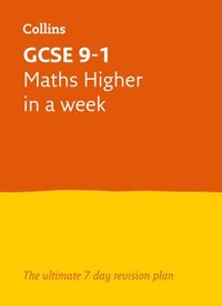 bokomslag GCSE 9-1 Maths Higher In A Week