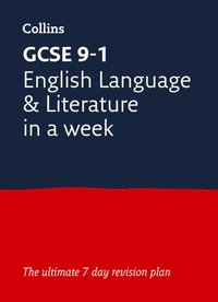 bokomslag GCSE 9-1 English Language and Literature In A Week