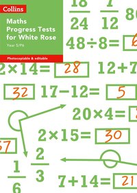 bokomslag Year 5/P6 Maths Progress Tests for White Rose