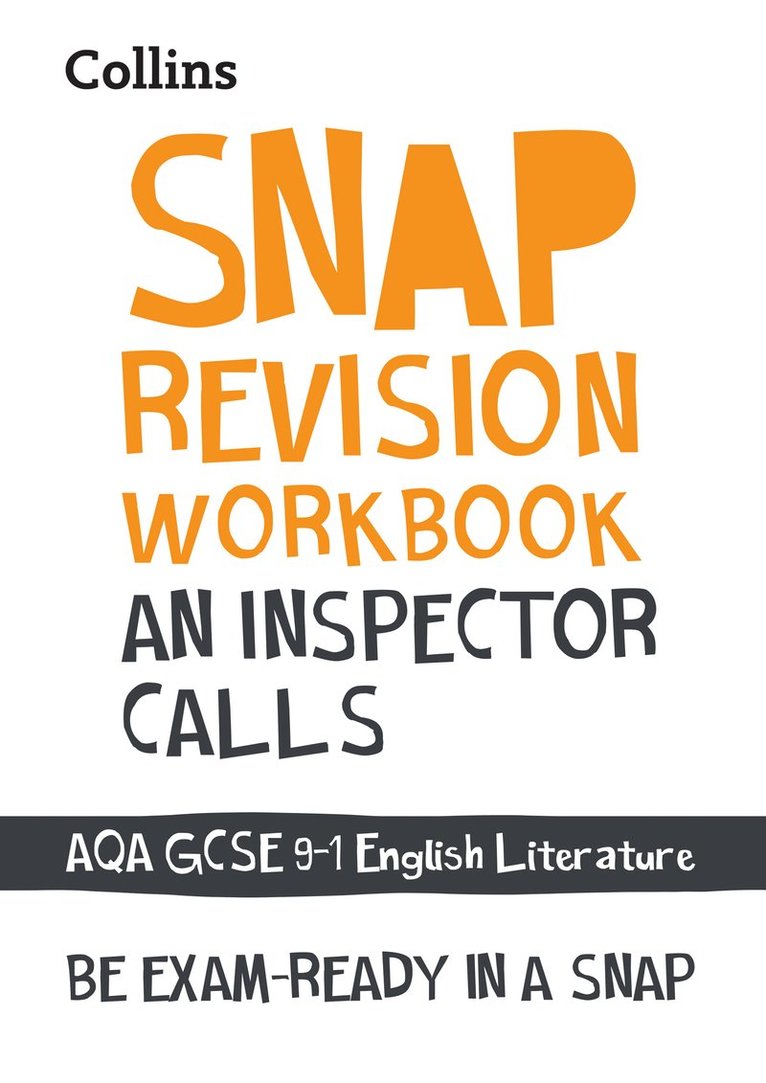 Inspector Calls: AQA GCSE 9-1 English Literature Workbook