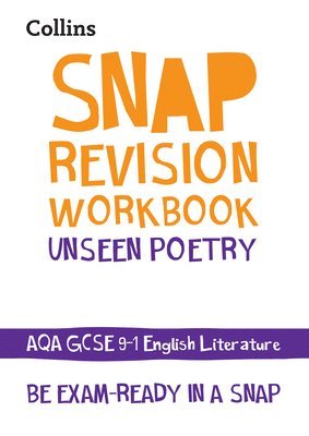 bokomslag AQA Unseen Poetry Anthology Workbook
