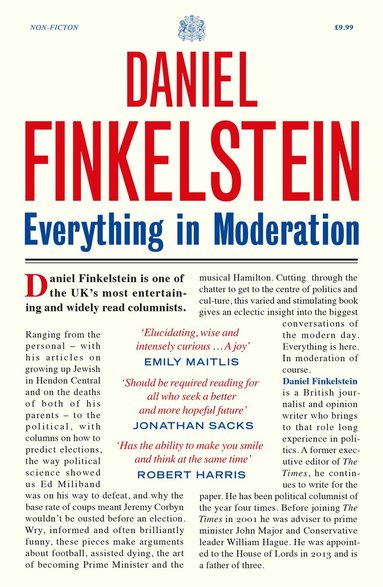 Daniel Finkelstein - Everything in Moderation, Häftad
