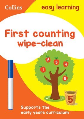 bokomslag First Counting Age 3-5 Wipe Clean Activity Book