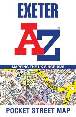 Geographers' A-Z Map Co Ltd - Exeter A-Z Pocket Street Map, Häftad