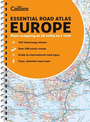 bokomslag Collins Essential Road Atlas Europe