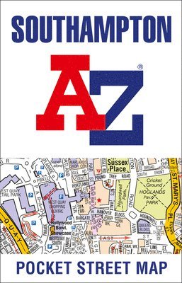 A-Z Maps - SOUTHAMPTON PCKT STREET MAP, Inbunden