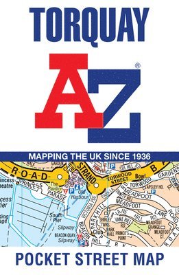 A-Z Maps - Torquay Pocket Street Map, Inbunden