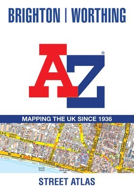 A-Z Maps - Brighton and Worthing A-Z Street Atlas, Häftad
