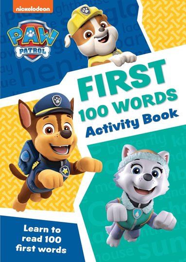 Collins Preschool - PAW Patrol First 100 Words Activity Book, Häftad