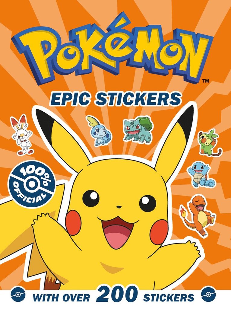 Pokémon, Pokemon - Pokémon Epic stickers, Häftad
