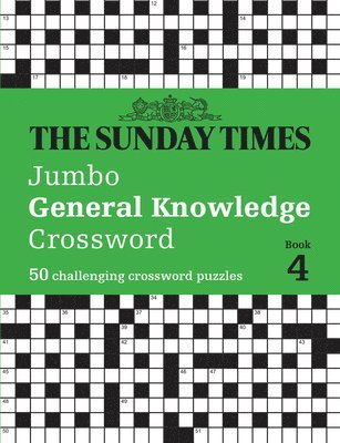 The Times Mind Games, Peter Biddlecombe - Sunday Times Jumbo General Knowledge Crossword Book 4, Häftad