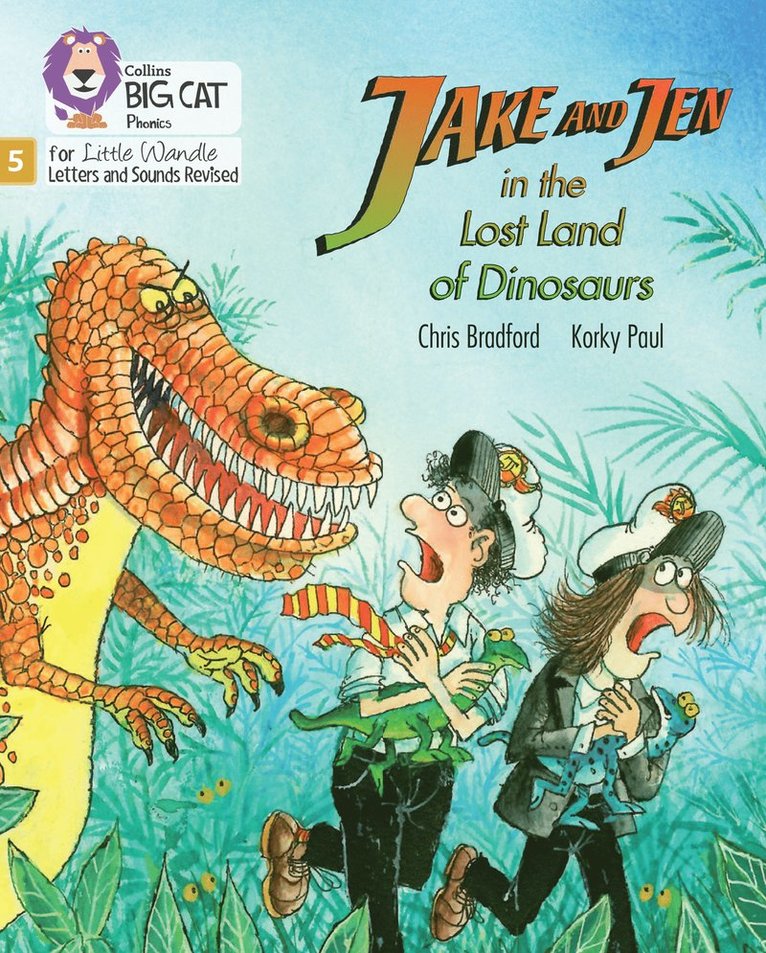 Chris Bradford - Jake and Jen in the Lost Land of Dinosaurs, Häftad