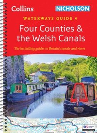 bokomslag Four Counties and the Welsh Canals: For everyone with an interest in Britain's canals and rivers (Collins Nicholson Waterways Guides)