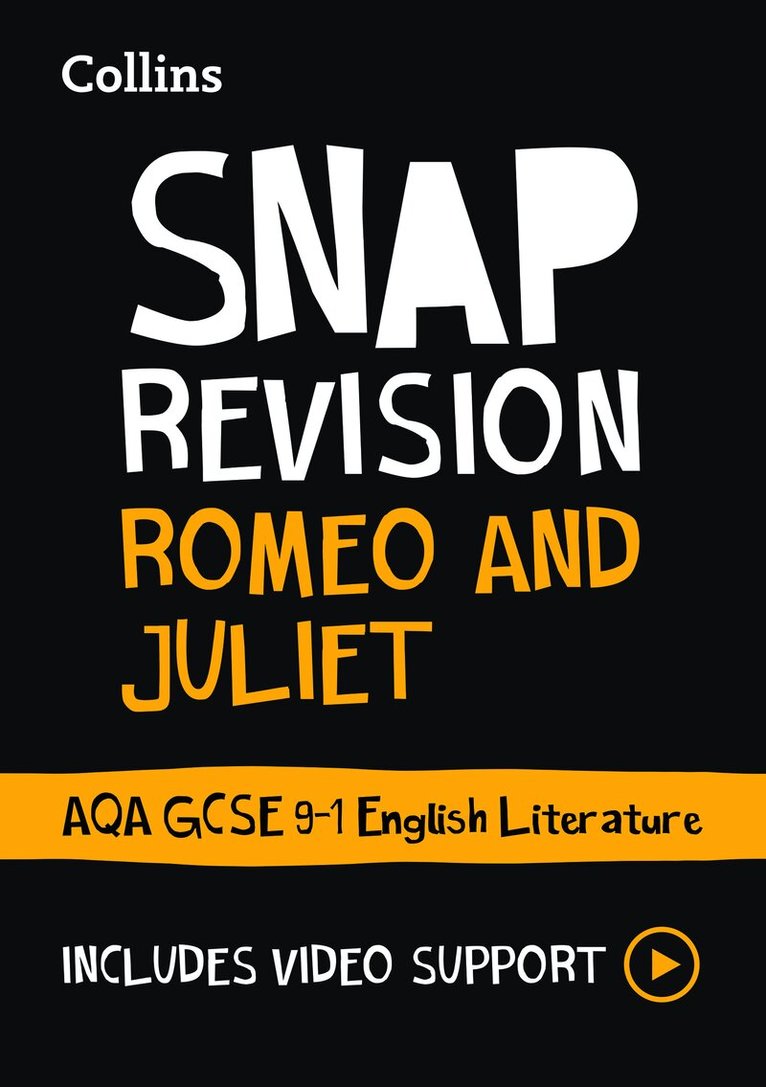 Collins GCSE, Collins Gcse - Romeo and Juliet: AQA GCSE 9-1 English Literature Text Guide, Häftad