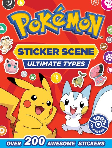 Pokemon - POKÉMON ULTIMATE TYPES STICKER SCENE, Häftad