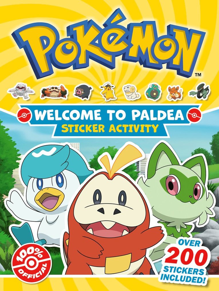 Pokémon, Pokemon - Pokémon Welcome to Paldea Epic Sticker, Häftad