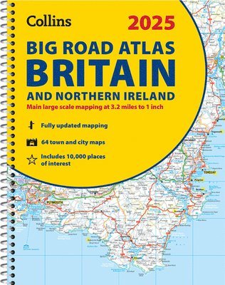 bokomslag Collins: 2025 Collins Big Road Atlas Britain and Northern Ir