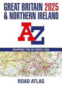 bokomslag Great Britain & Northern Ireland A-Z Road Atlas 2025 (A3 Paperback)