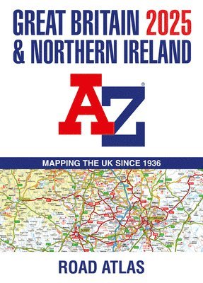 Great Britain & Northern Ireland A-Z Road Atlas 2025 (A3 Paperback) 1