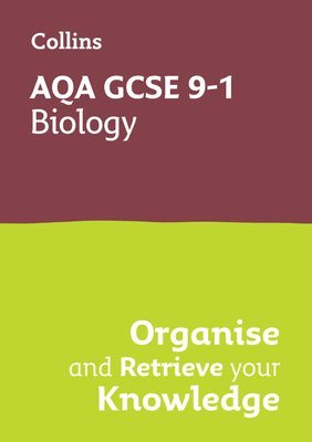 bokomslag AQA GCSE 9-1 Biology Organise and Retrieve Your Knowledge