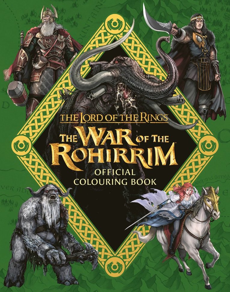 Warner Bros. - Lord of the Rings: The War of the Rohirrim Official Colouring Book, Häftad