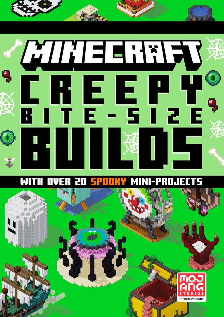Mojang AB - Minecraft Creepy Bite-Size Builds, Inbunden