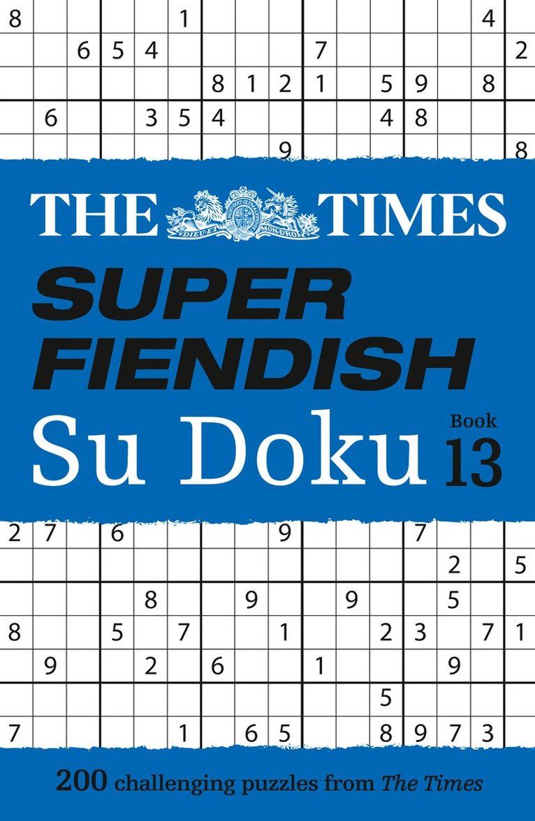 The Times Mind Games - Times Super Fiendish Su Doku Book 13, Häftad