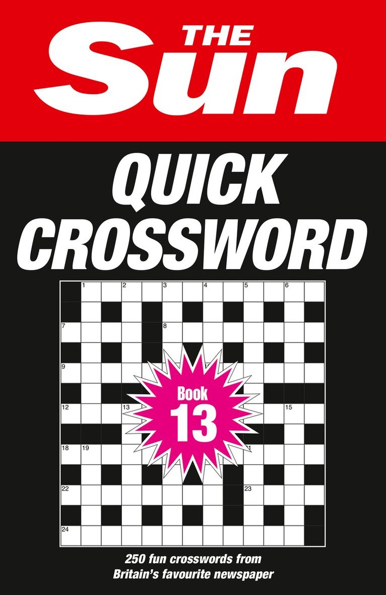 The Sun - Sun Quick Crossword Book 13, Häftad. Tillgänglighet: Lägg i varukorg