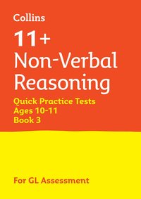 bokomslag 11+ Non-Verbal Reasoning Quick Practice Tests Age 10-11 (Year 6) Book 3