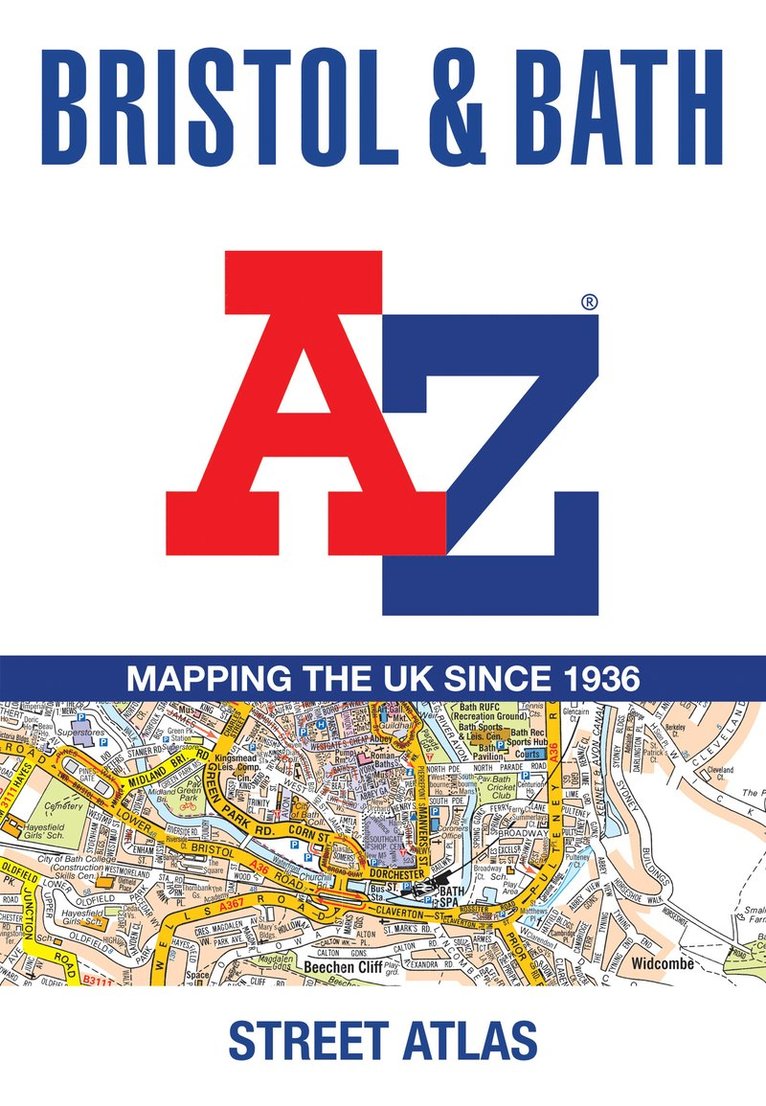 A-Z Maps - Bristol and Bath A-Z Street Atlas, Häftad