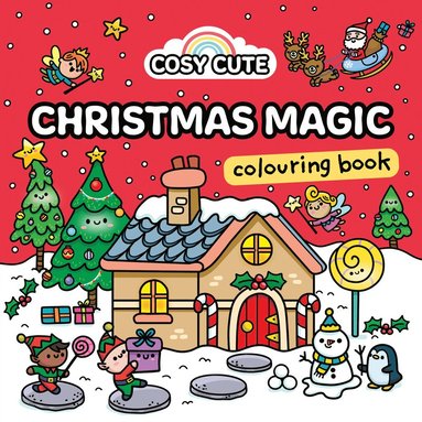 bokomslag Cosy Cute Christmas Magic: Colouring Book