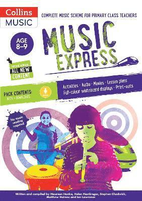 bokomslag Music Express: Age 8-9 (Book + Download)
