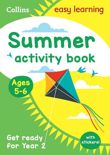 Collins Easy Learning - Year 1 to Year 2 Summer Activity Book with stickers, Häftad