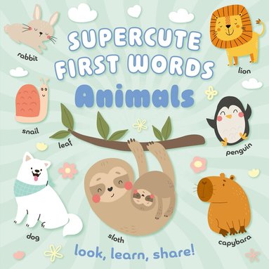 Miles Kelly - Supercute First Words Animals, Häftad