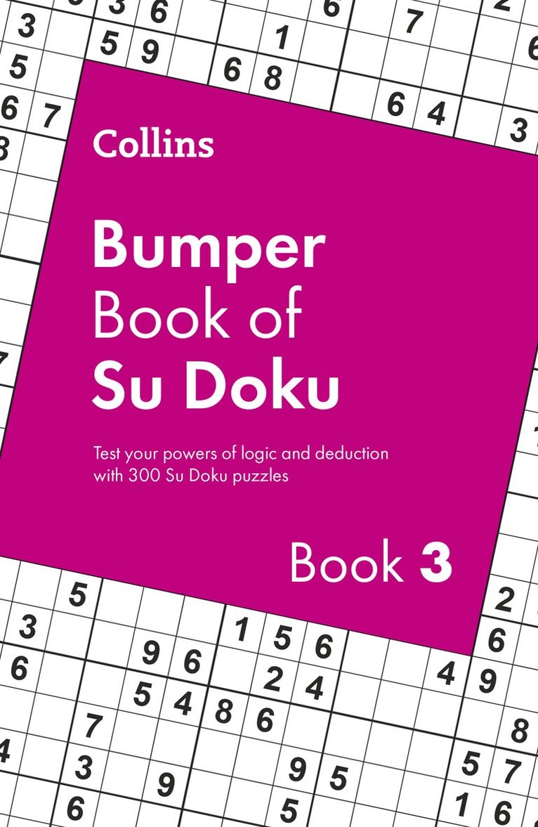 Collins Puzzles - Collins Bumper Book of Su Doku Book 3, Häftad